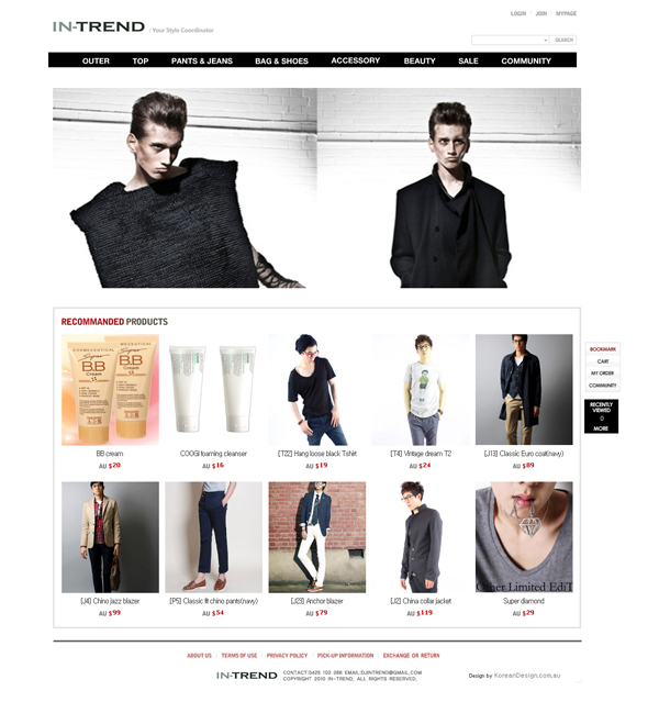 In-Trend E-Commerce Website designed by SH Designs