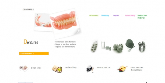 Menzies Dental Clinic Website Design By Korean Design